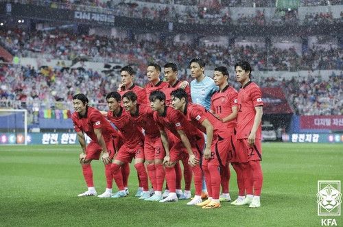 한국 축구대표팀. 대한축구협회 제공