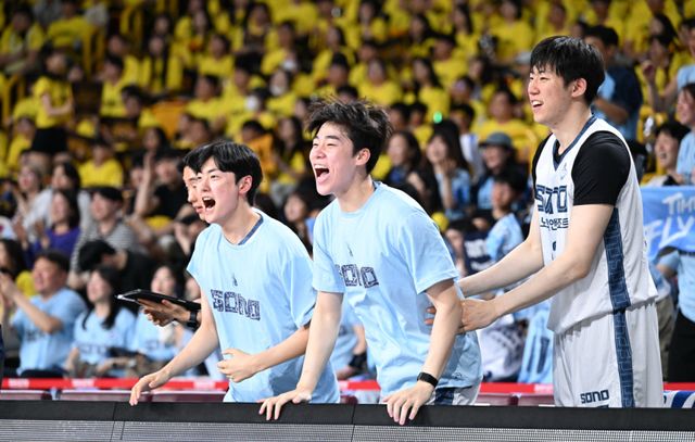 2025-26시즌 프로농구 챔피언결정전 4차전을 승리한 고양 소노가 대반격을 해내겠다는 각오다. KBL 제공