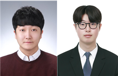 장태환 한양대 ERICA 교수(왼쪽)와 제1저자 장웅주 박사과정생의 모습. 한양대 제공