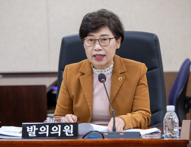 더불어민주당 장성숙 후보. 인천시의회 제공