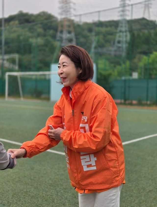 개혁신당 고금란 과천시장 후보. 개혁신당 고금란 과천시장 후보 선거사무소 제공