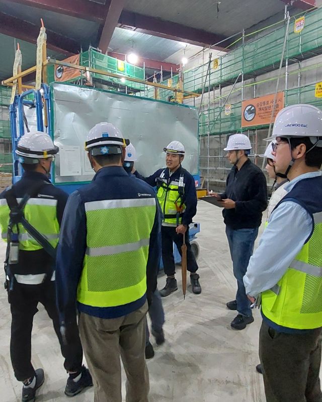 대형공사장 안전관리 특정감사 모습. 과천시 제공