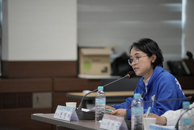 천영미 안산시장 후보가 ‘안산형 주민자치도시’ 실현을 발표했다. 천영미 후보 선거사무소 제공