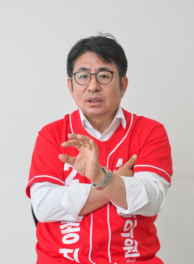 국민의힘 박종진 인천 연수갑 보궐선거 후보. 윤원규기자