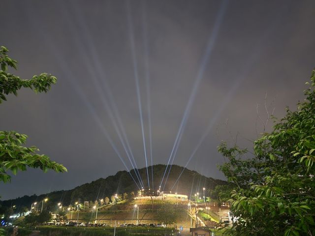 따오기 공원 야간 경관. 시흥시 제공