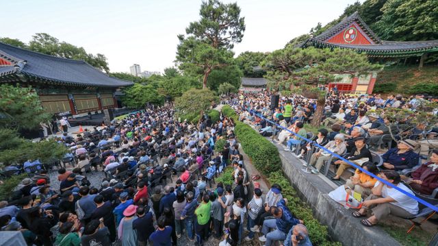 2026 산사음악회 모습. 과천시 제공
