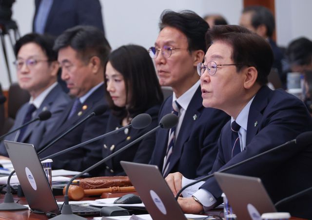 이재명 대통령이 2일 청와대에서 열린 국무회의 겸 비상경제점검회의에서 발언하고 있다. 연합뉴스