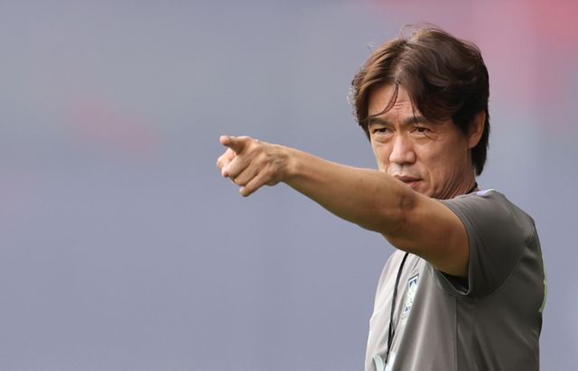 홍명보 한국 축구 대표팀 감독.연합뉴스