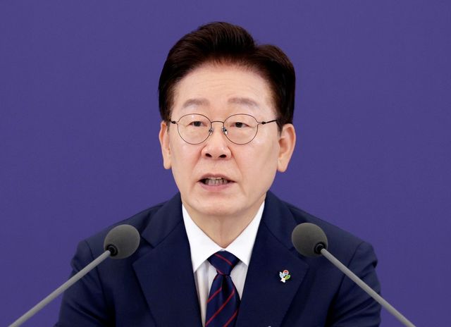 발언하는 이재명 대통령. 연합뉴스