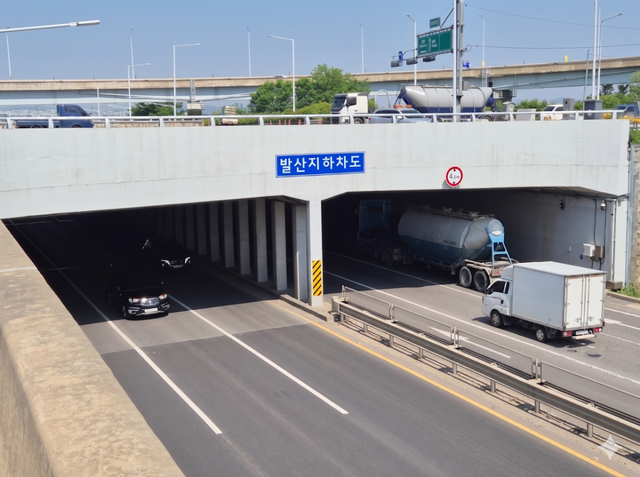 발산지하차도(종전 운양3지하차도). 김포시 제공