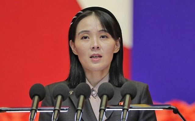 김여정 북한 노동당 총무부장. 조선중앙통신=연합뉴스