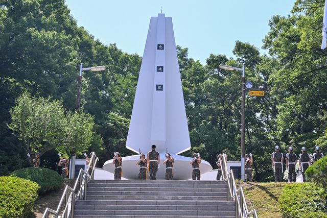 제71회 현충일 추념식 거행. 양평군 제공