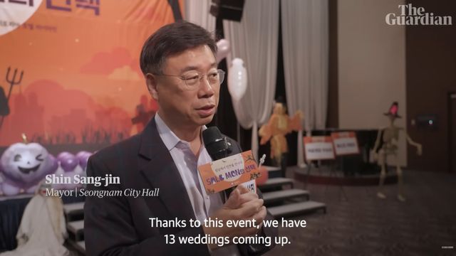 영국 일간지 가디언 다큐멘터리에 출연한 신상진 성남시장. 성남시 제공