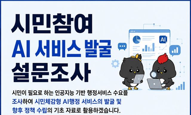남양주시가 19일까지 시민참여 기반 AI 서비스 발굴 설문조사를 실시한다. 남양주시 제공