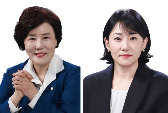 (왼쪽부터)제10대 광명시의회 이형덕 의장, 박미정 부의장. 광명시의회 제공