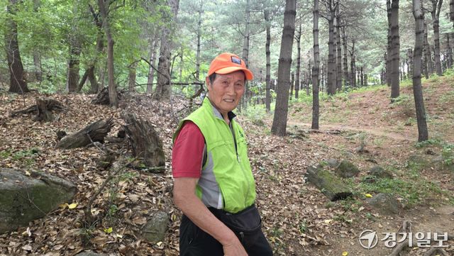 조갑식 남한산성환경봉사대 회장. 박용규기자