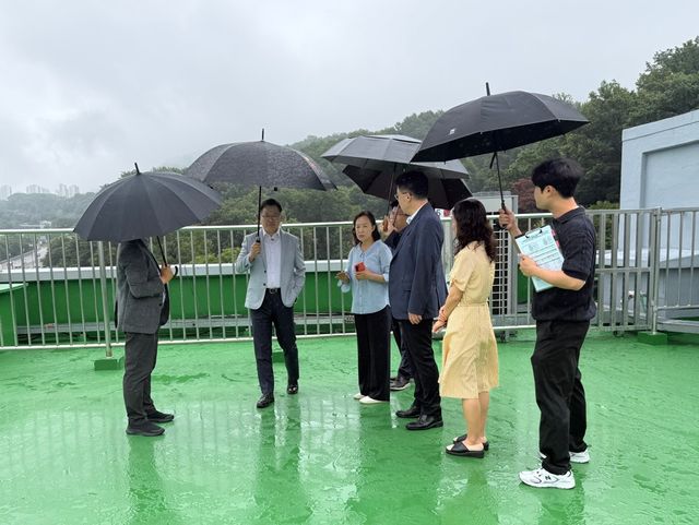 구리남양주교육지원청이 ‘비 새는 학교 건물 제로화’ 사업이 성과를 거두고 있다. 구리남양주교육지원청 제공