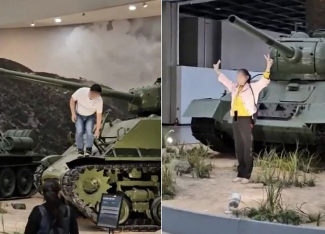 서울 용산 전쟁기념관 관광객들의 모습. 서경덕 교수 제공