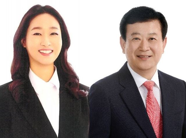 (왼쪽) 김선아 연수구의원(민주·비례), 이상곤 의원(국민의힘·바선거구)이 제10대 연수구의회의 전반기 의장을 두고 맞붙는다. 연수구의회 제공