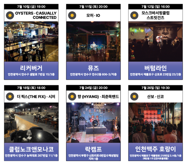 2026 인천펜타포트 락 페스티벌의 ‘펜타포트 라이브 클럽파티’. 인천시 제공
