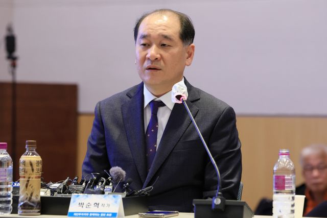 토론회에서 발언하는 박순혁 씨. 연합뉴스