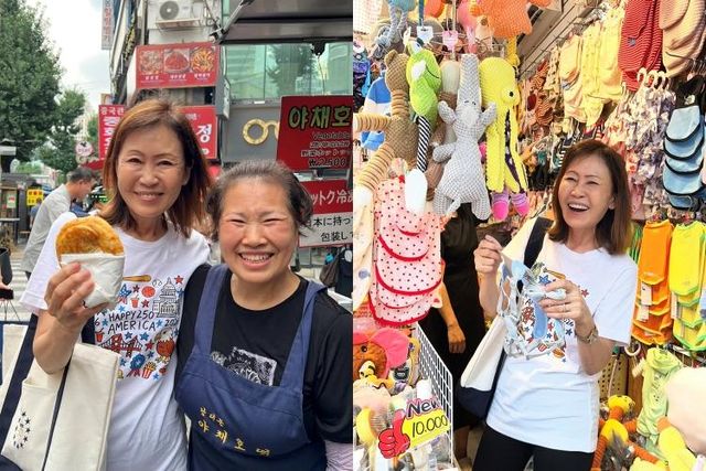 미셸 스틸 주한미국대사가 1일 자신의 엑스를 통해 남대문시장 방문을 알렸다. 미셸 스틸 대사 엑스 갈무리