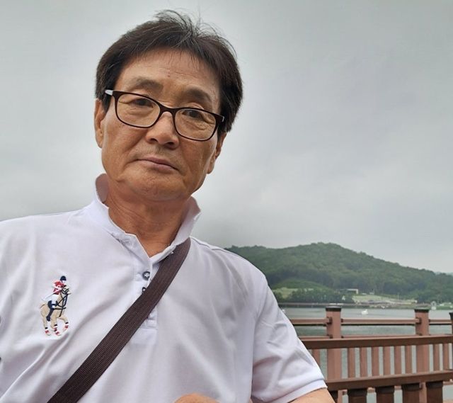 LG의인상을 받은 김경호씨. 연합뉴스