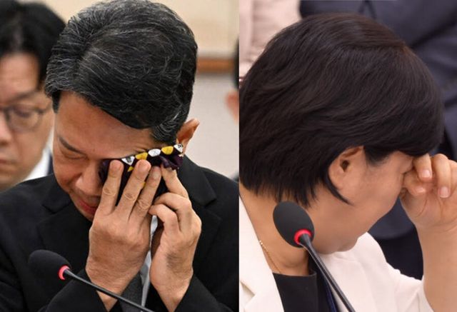 김승원 눈물에 서영교도 눈가 훔쳤는데…김태규 “갱년기세요?”