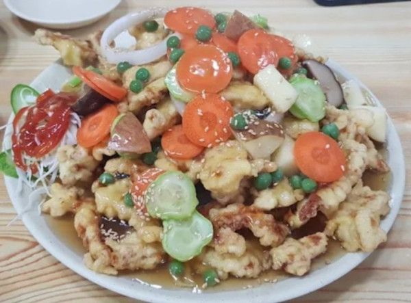 중국집 하다가 지금은 은퇴하신 아빠 탕수육