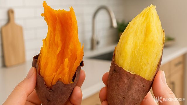 호박고구마, 밤고구마 사진. / 위키푸디