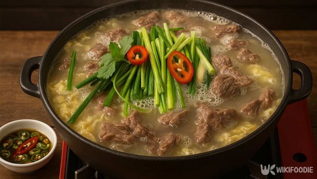 한우 스지 사태전골 자료 사진. / 위키푸디