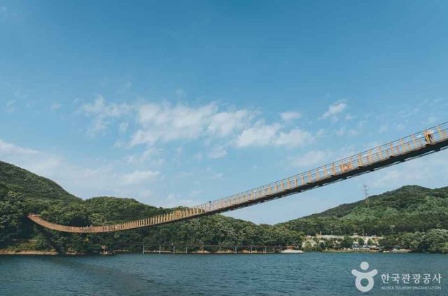 파주 마장호수 출렁다리 사진. / 대한민국 구석구석