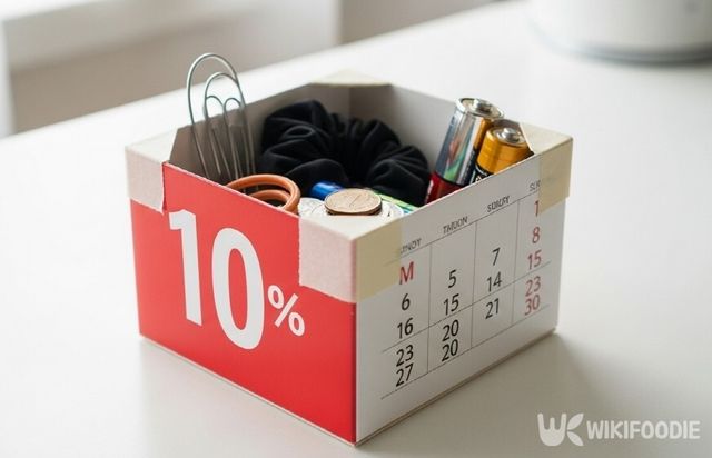 달력을 미니 정리함으로 만든 자료 사진. / 위키푸디