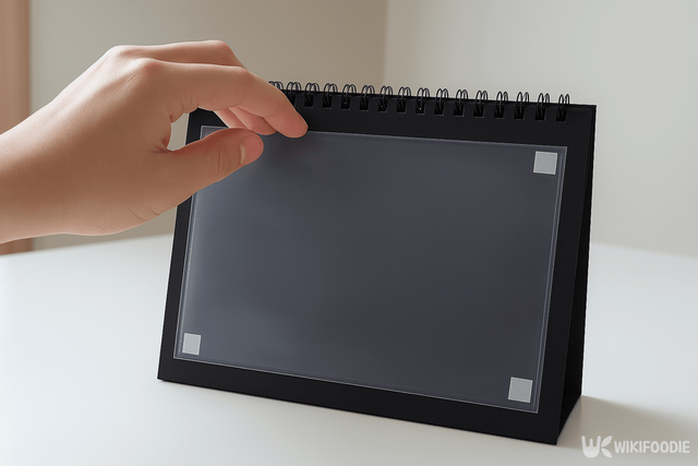 달력으로 보관함 만든 자료 사진. / 위키푸디