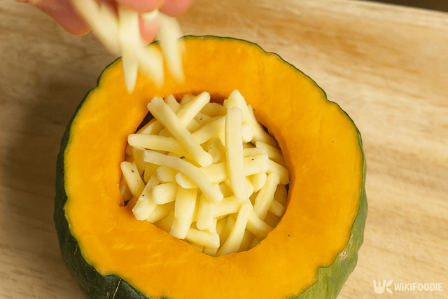 단호박 에그슬럿 만드는 자료 사진. / 위키푸디