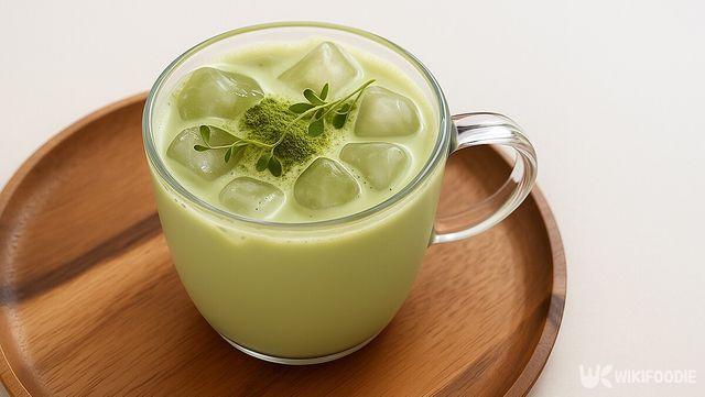 말차 라떼에 마스카르포네 치즈를 첨가해 더욱 달콤하게 즐길 수 있다./ 위키푸디