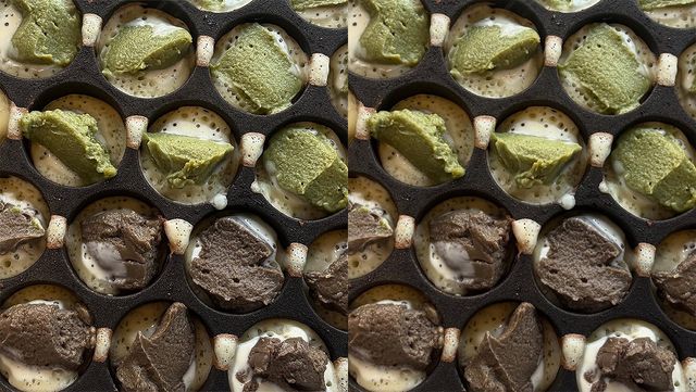 제주 말차 슈크림맛 국화빵./ 연희동 국화빵 인스타그램