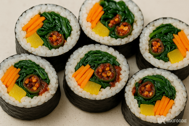 고추 무침 김밥 자료 사진. / 위키푸디