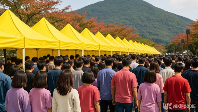 '2025 김천김밥축제'에 관광객이 몰리고 있다.&nbsp;해당 이미지는 기사 이해를 돕기 위해 AI로 재연하였습니다. / 위키푸디