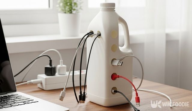 우유통 케이블홀더 자료 사진. / 위키푸디