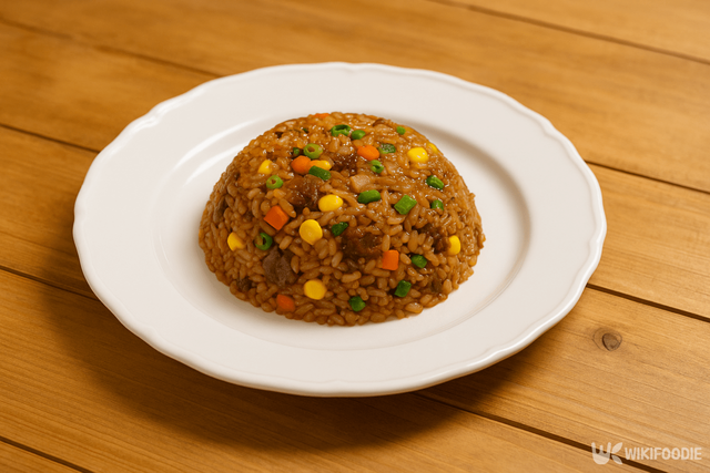 LA갈비찜 볶음밥 만드는 자료 사진. / 위키푸디