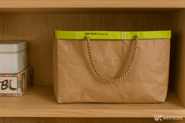 쌀포대 수납함 자료 사진. / 위키푸디