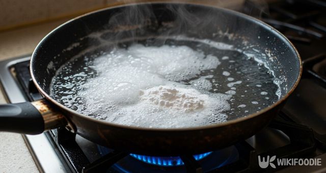 베이킹소다를 끓이는 자료 사진. / 위키푸디