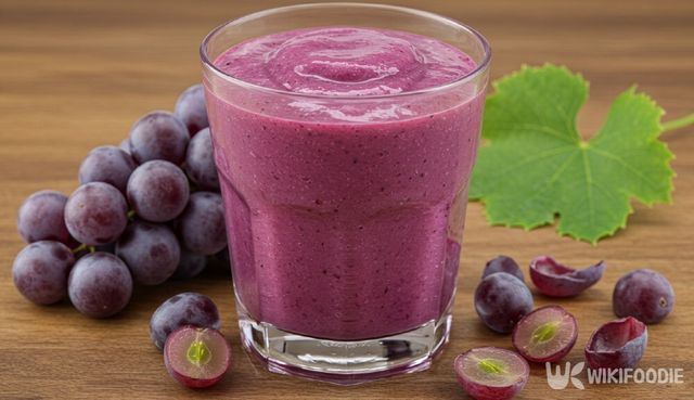 포도로 음료를 만든 자료 사진. / 위키푸디