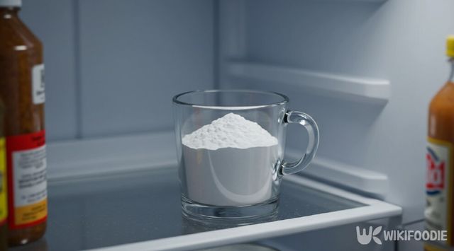 베이킹소다를 냉장고 구석에 넣은 자료 사진. / 위키푸디