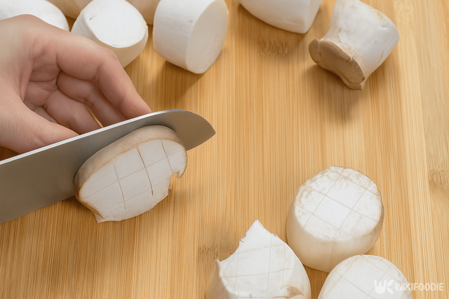 허니 간장 새송이버섯 만드는 자료 사진. / 위키푸디