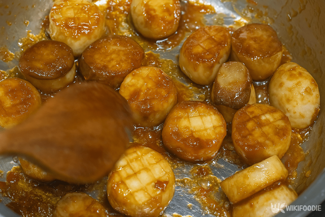 허니 간장 새송이버섯 만드는 자료 사진. / 위키푸디