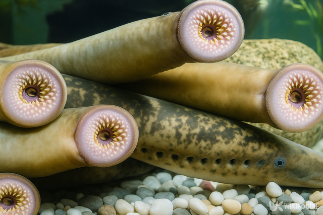 칠성장어 자료 사진. / 위키푸디