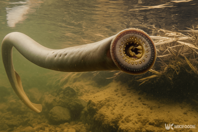 칠성장어 자료 사진. / 위키푸디