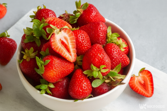 딸기 자료 사진. / 위키푸디